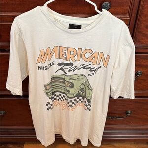 Free People American Muscle Racing Graphic Tee